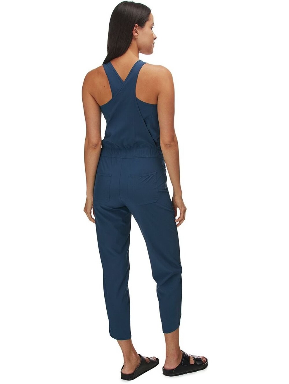 Patagonia Fleetwith Romper Jumpsuit Blue XS Cross Back